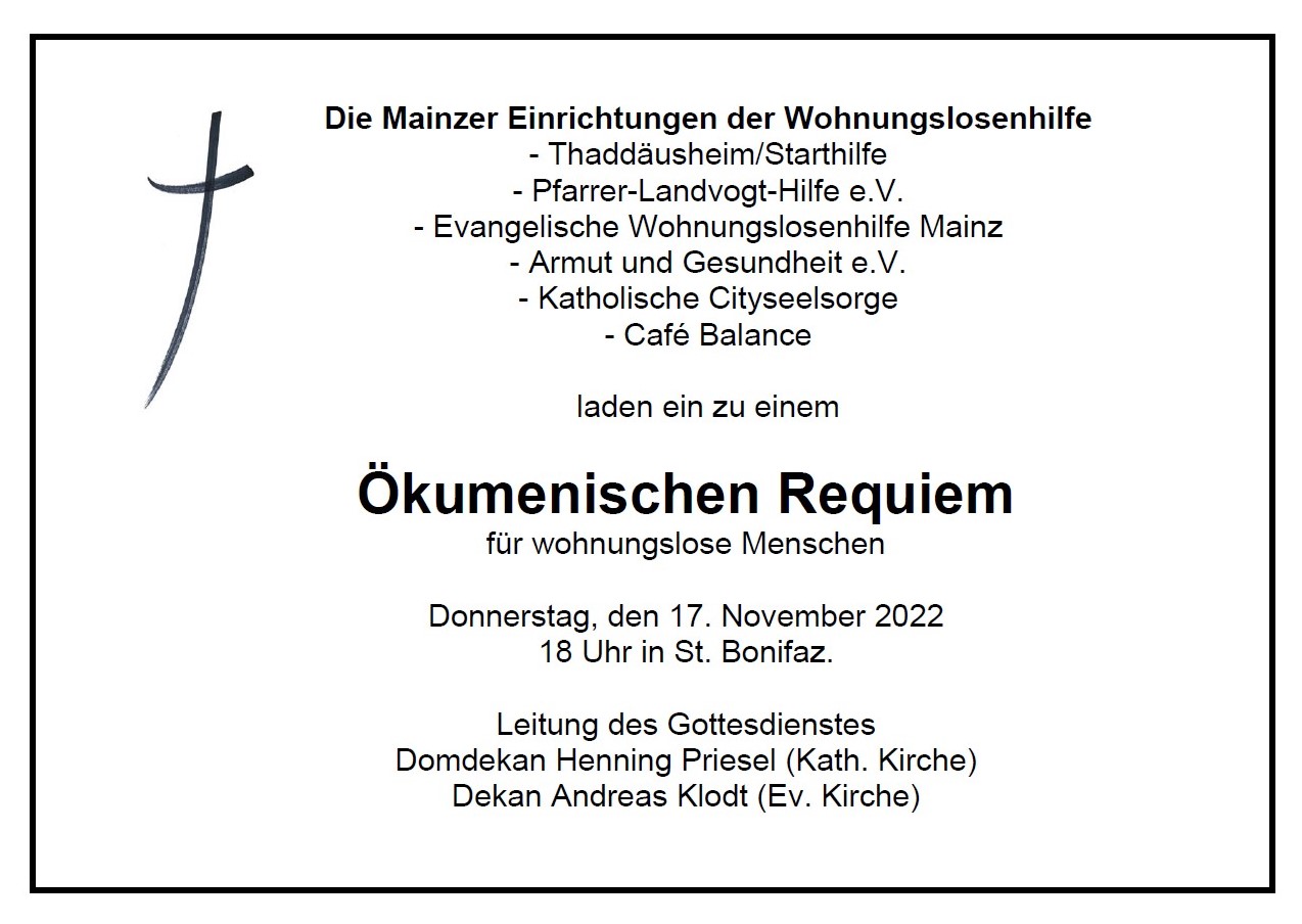 Ökumenisches Requiem (c) Cityseelsorge Mainz